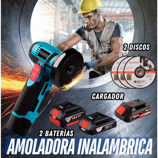 AMOLADORA ANGULAR INALAMBRICA