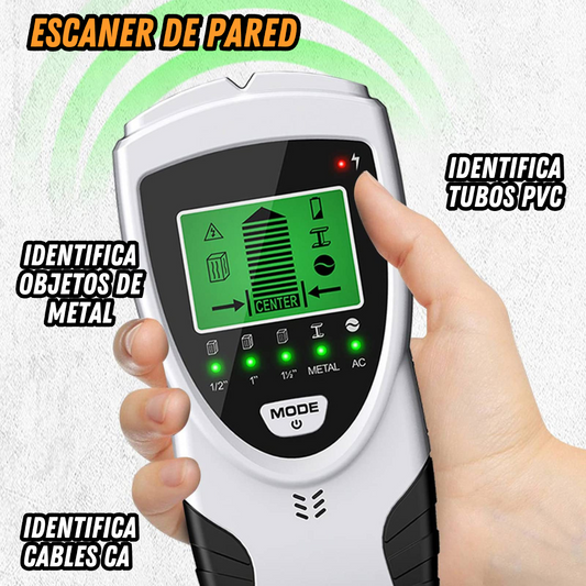 Escáner de Pared con Cinco Modos de Detección